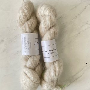 2 skeins Suri Silk in Overcast